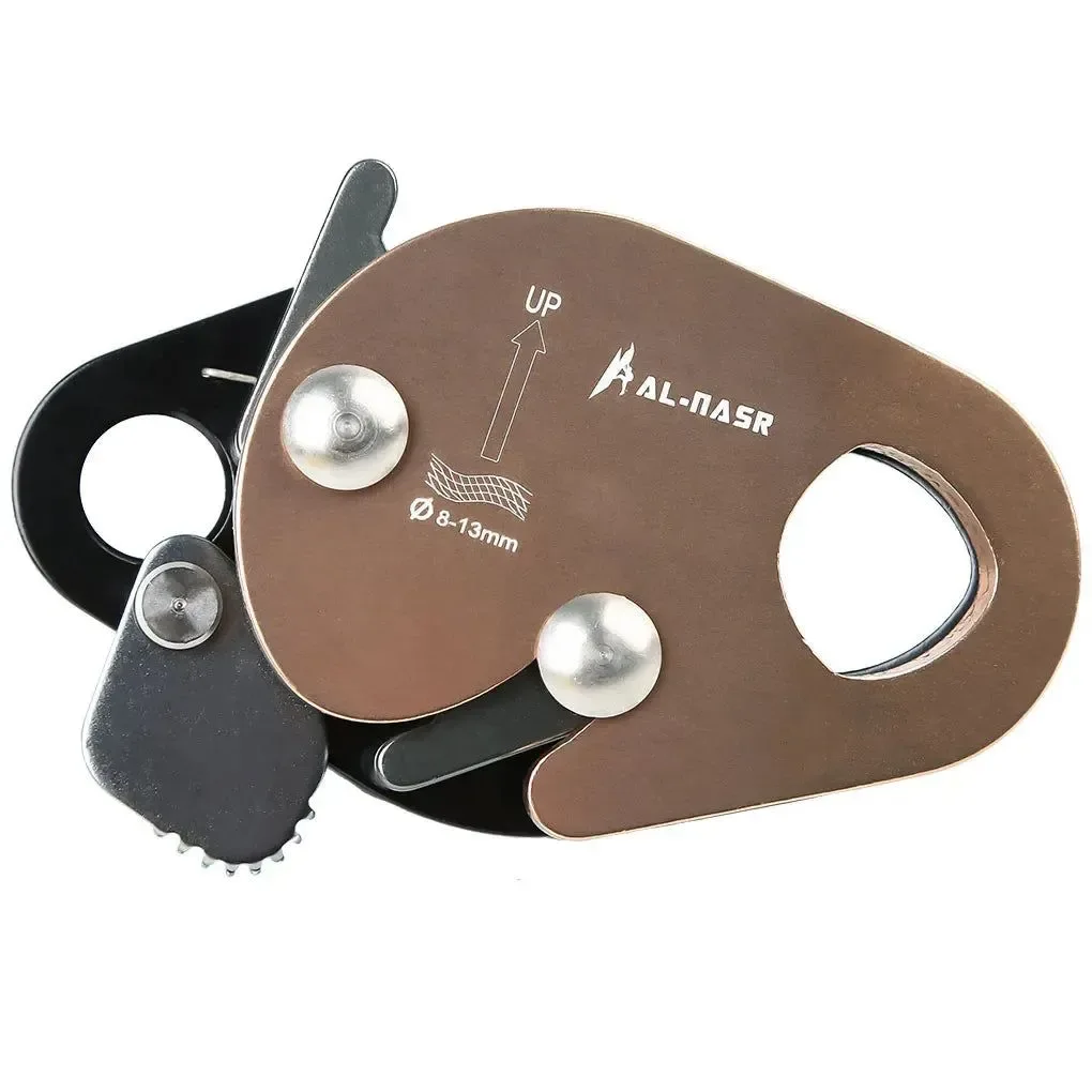 Durable Climbing Rope Grab and Anti-Falling Lock Device - Rappelling and Rigging Equipment Quality
