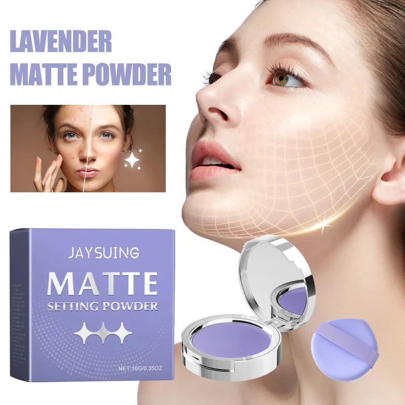 Responsible JAYSUING Lavender Matte Setting Powder 10g 0.35oz Proven