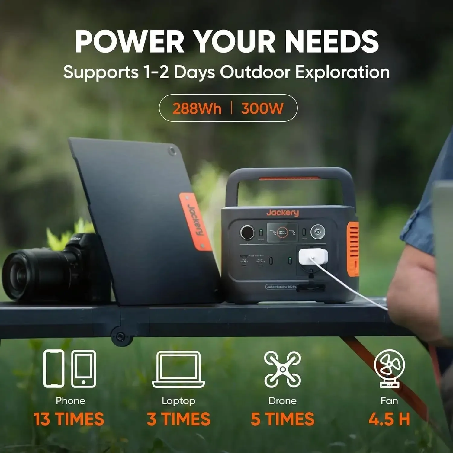 Responsible Solar Generator 300 Plus – 288Wh Portable Power Station with SolarSaga 100W Solar Panel About this item Safe