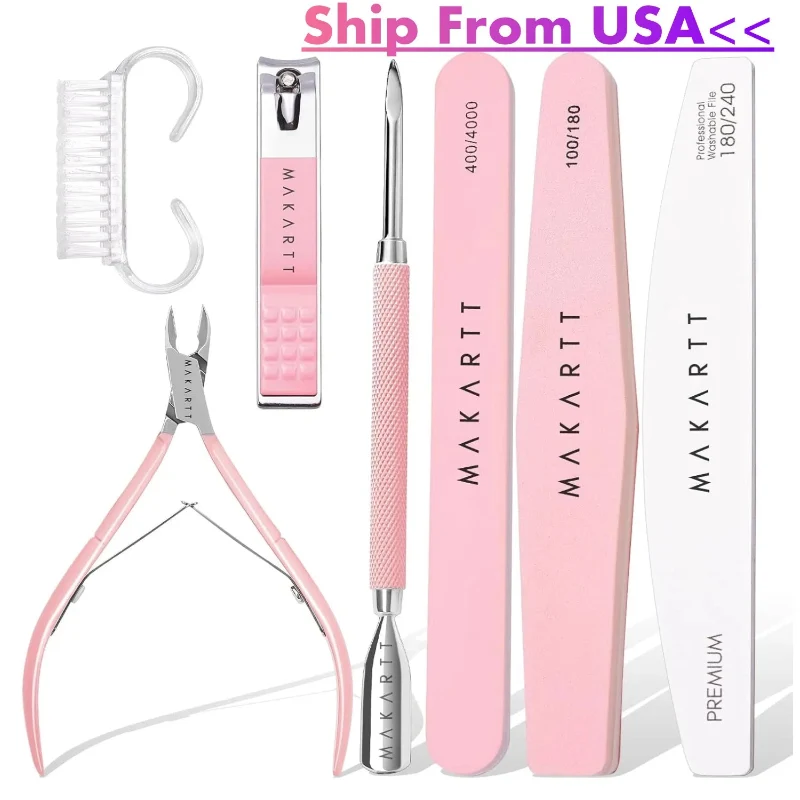 Quality MAKARTT Premium Manicure Kit with Nail Files Cuticle Tools Innovative