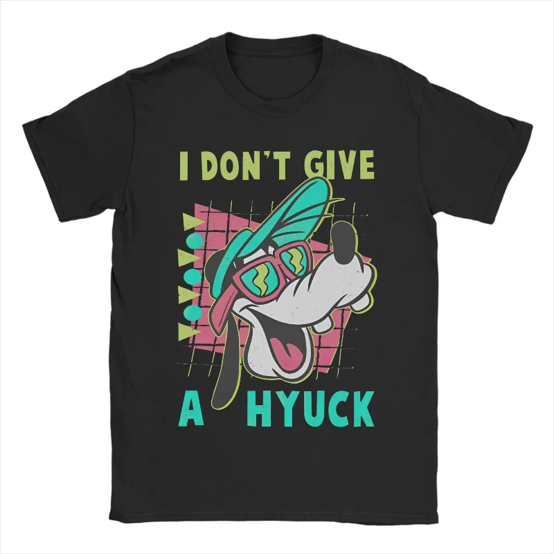 Enhanced I DON'T GIVE A HYUCK T-Shirt - Cartoon Graphic Crew Neck Short Sleeve Tee for Fun-Loving Fans Soft