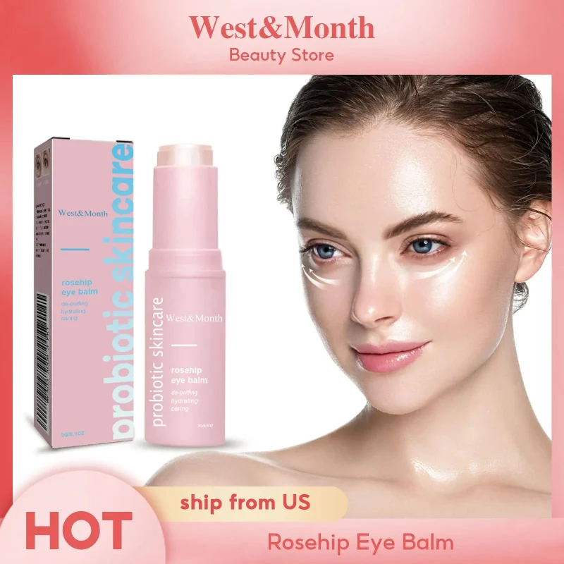 Artisan West Month Rosehip Eye Balm – Probiotic Skincare Eye Balm Stick Smart