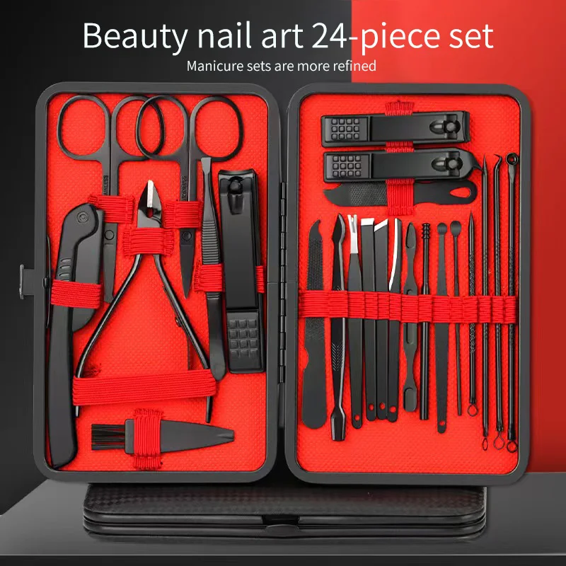 First-Class Beauty Nail Art 24-Piece Nail Art Manicure Set Stylish
