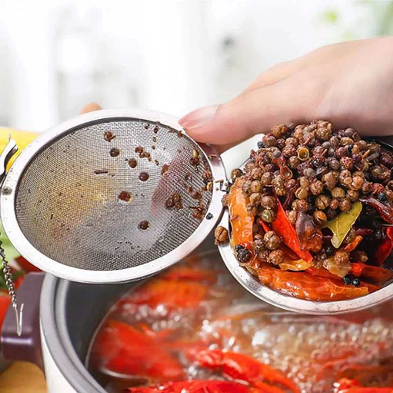 Exclusive Stainless Steel Tea Infuser Ball with Chain Hook for Loose Leaf Tea Carefully Designed