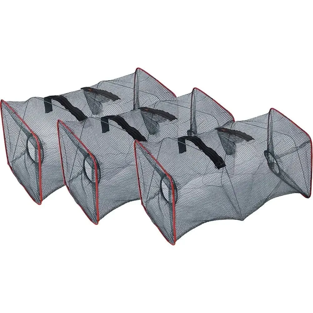 Recyclable 3-Piece Multi-Purpose Fishing Bait Trap Set – Crab Shrimp Crayfish Catcher Healthy