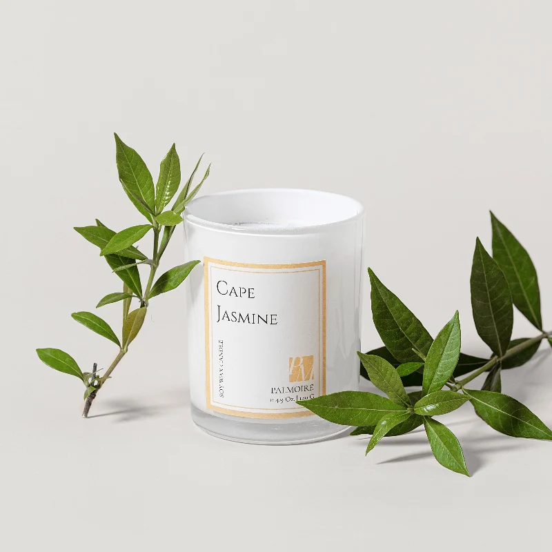 Durable PALMOIRE Cape Jasmine Soy Wax Candle – 4.9 oz 140 g Healthy