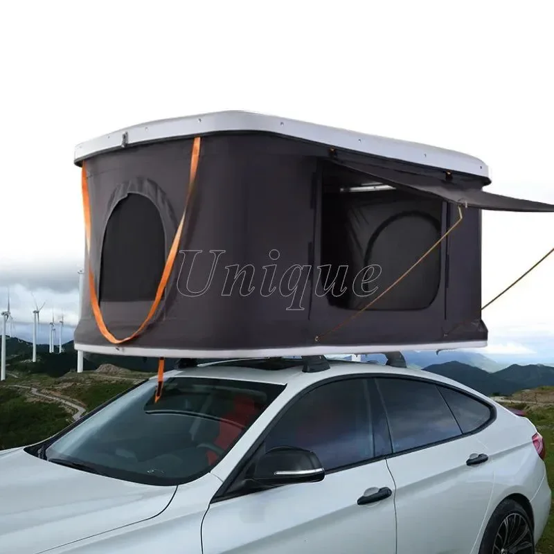 Genuine Hardshell Roof Top Tent for SUV – Waterproof Foldable Car Camping Awning with Ladder Lamp Authentic