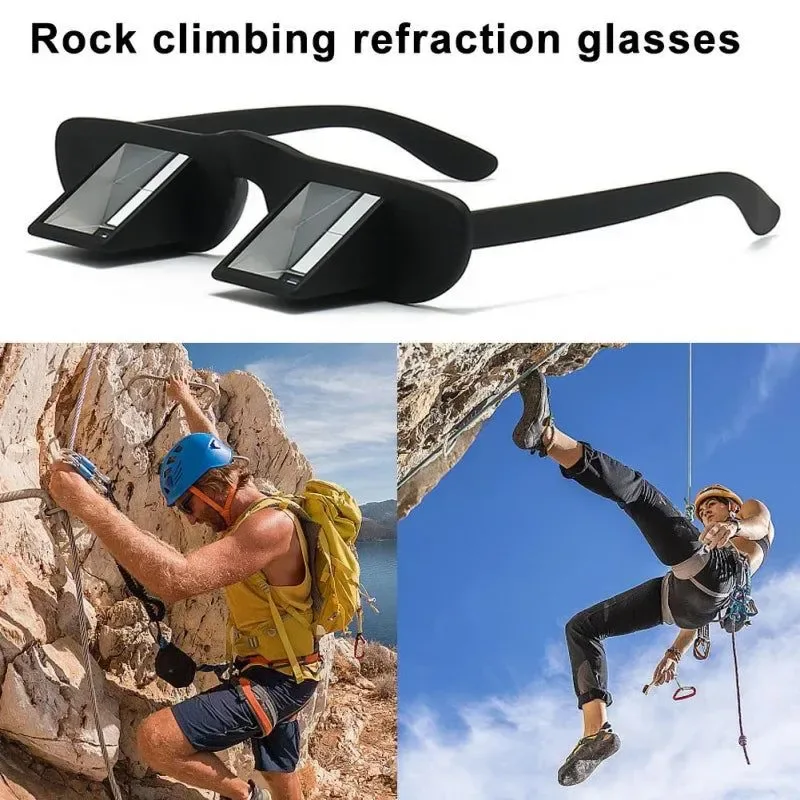 Trendy Lightweight Belay Glasses - High-Clarity Prism Eyewear for Rock Climbing Optimized
