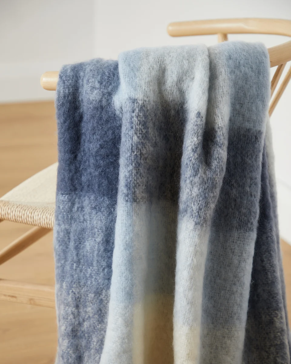 Smooth Foxford Annagh Mohair Throw Fast
