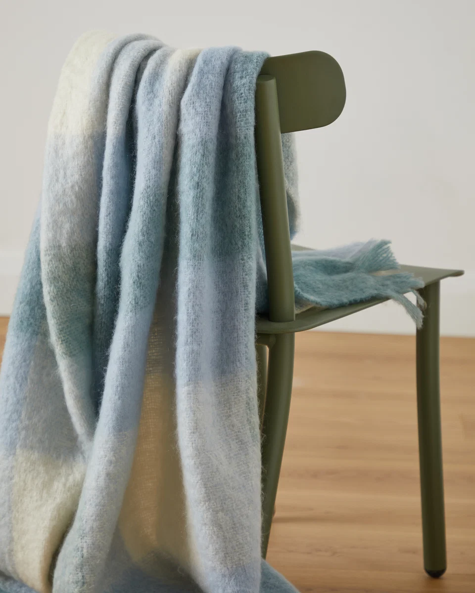 Relaxed Foxford Clew Bay Mohair Throw Luxury