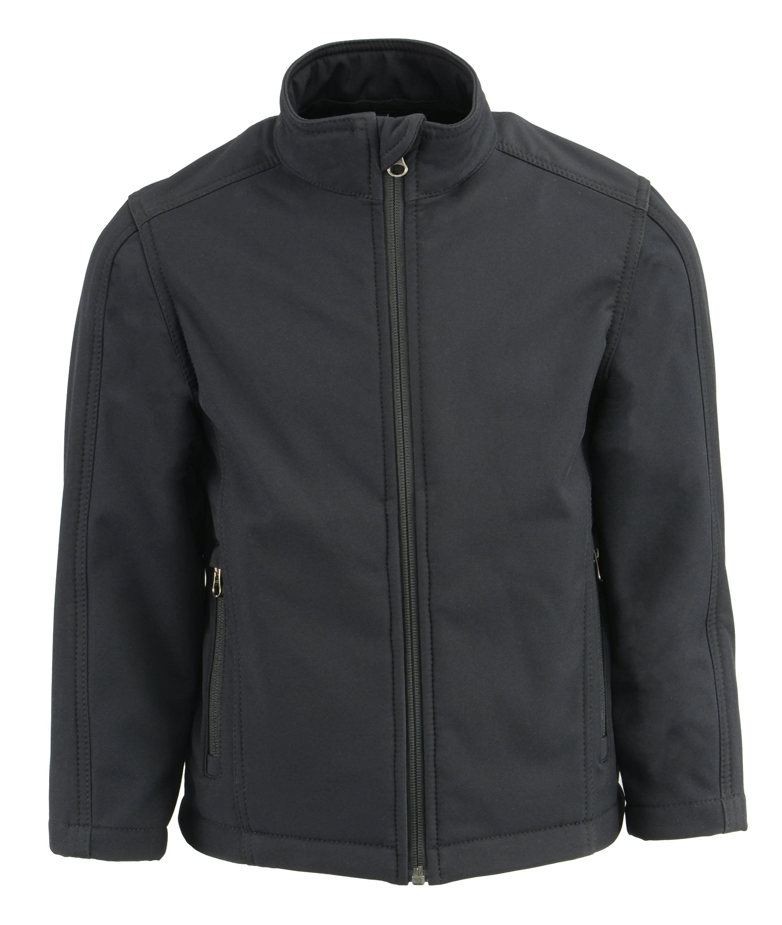 Green Milwaukee Leather LKK1960 Kids Black Waterproof Lightweight Soft Shell Jacket Refined