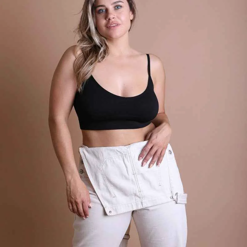 Premium Material Women Solid Crop Tank Top Stretch Sleeveless Casual Wear Fashionable