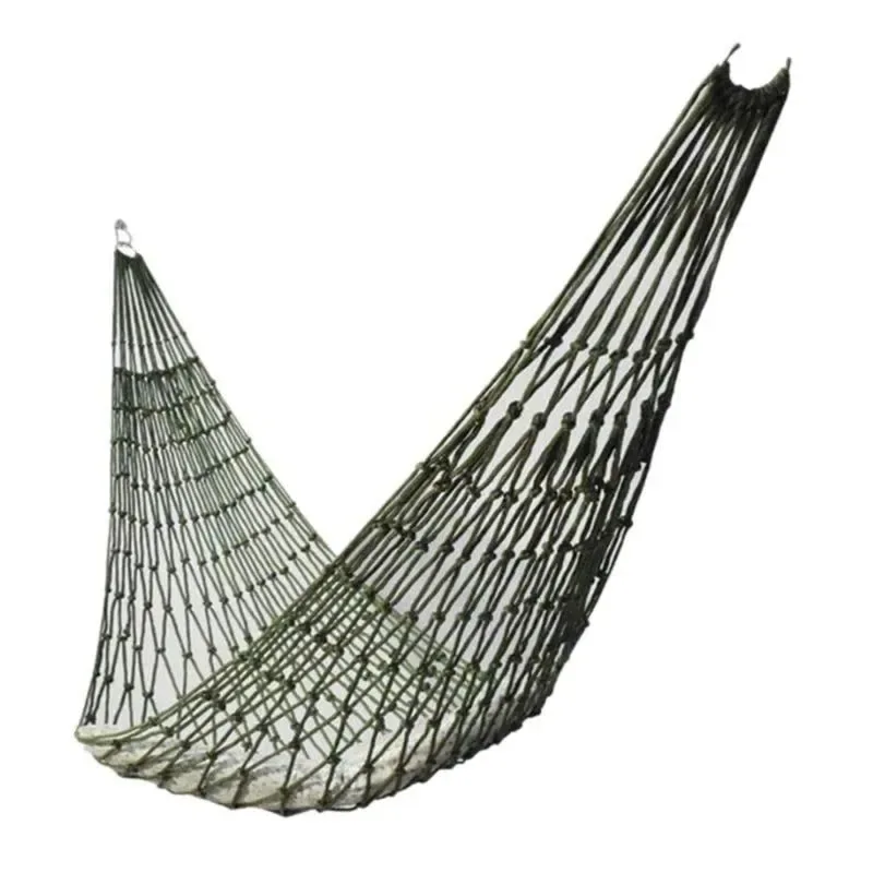 Clean Ultralight Camping Hammock - 260cm Nylon Hanging Bed with Tree Straps Recyclable