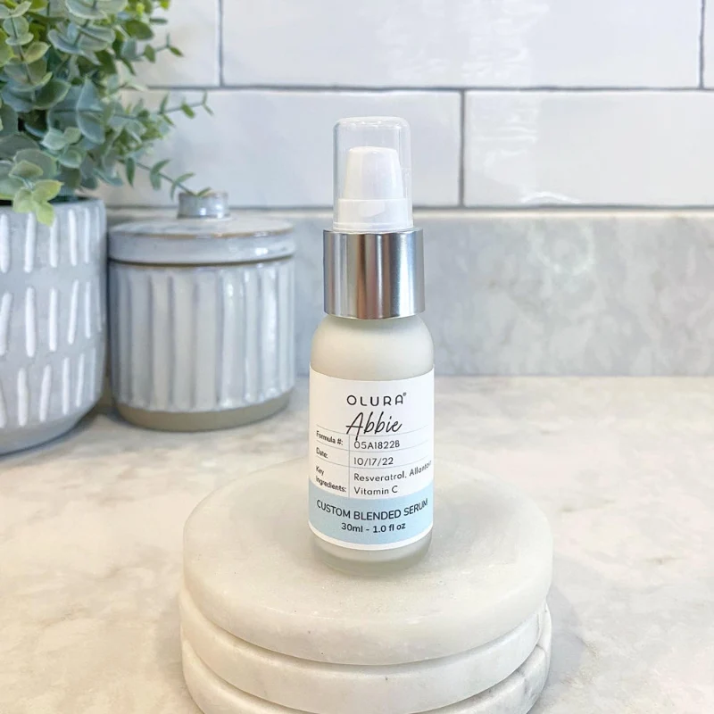 First-Class Olura Sarah Custom Blended Serum - Chamomile Peptides Gly - 30ml Quality