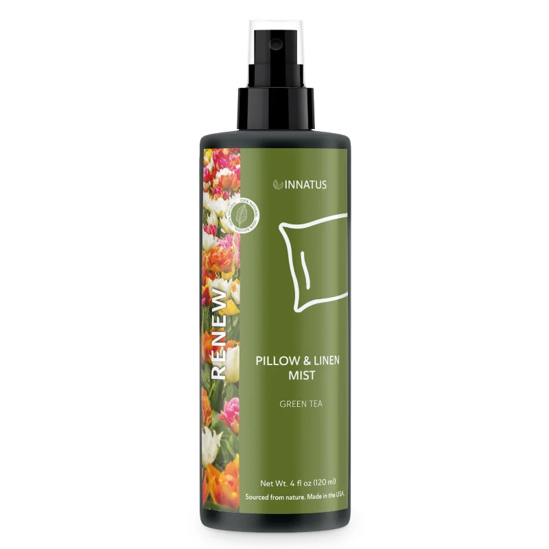 High-Grade Renew Pillow Linen Mist by Innatus – Green Tea High-Quality