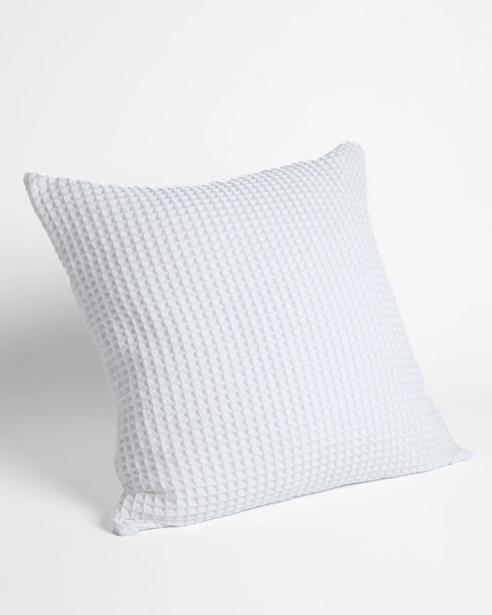 Reusable Foxford Honeycomb Cushion White- Large Exceptional