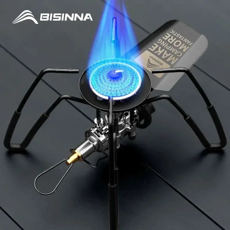 Soft 3300W Portable Folding Spider Camping Stove with Piezo Ignition Elite