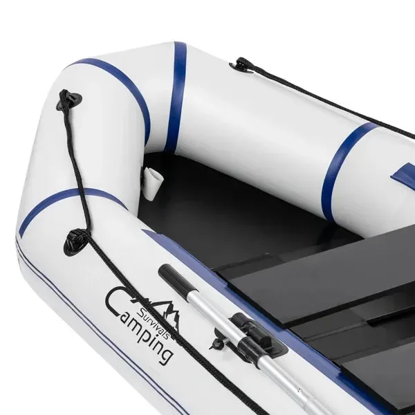 Authentic 10ft Heavy-Duty Inflatable Boat with Hard Deck 330kg Capacity for Fishing Recreation Dependable