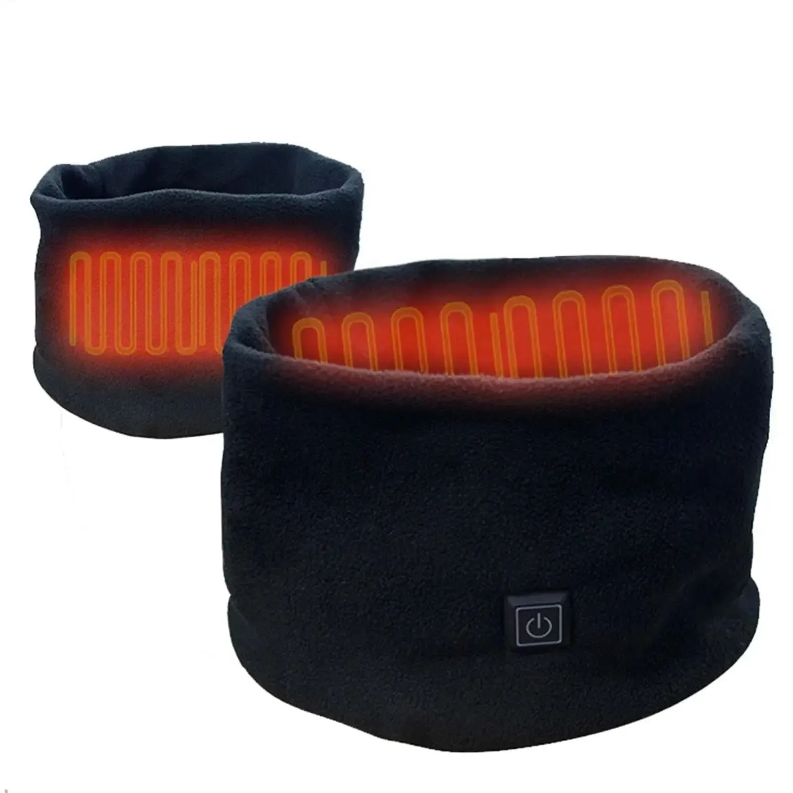 Powerful Rechargeable Electric Heating Scarf Windproof Neck Warmer with 3 Temperature Settings for Cycling Skiing Classic