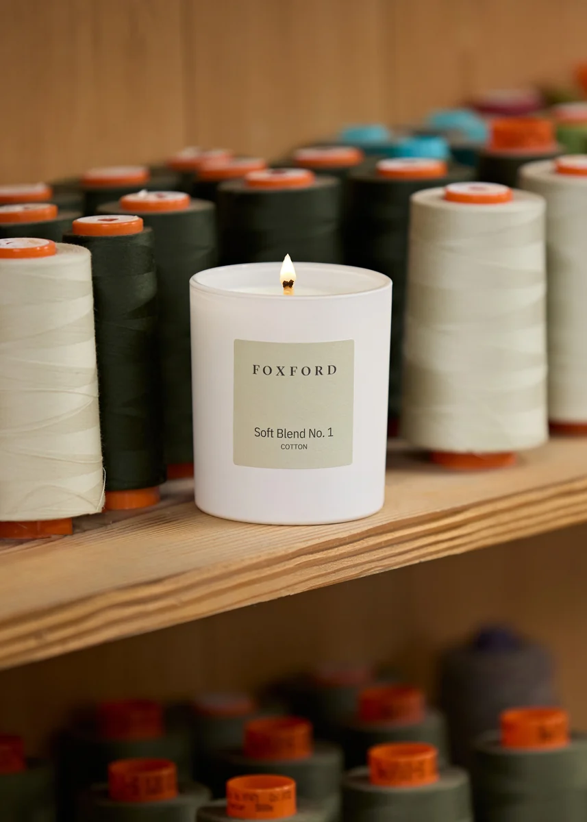 Green Foxford Soft Blend No. 1 Cotton Candle World-Class