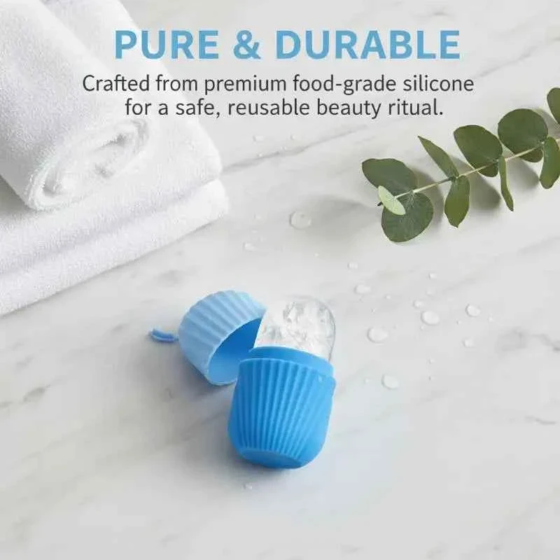 Professional Reusable Silicone Ice Roller for Face Eyes – Cooling Facial Massage Tool for Skin Care and Eye Bag Relief Reliable