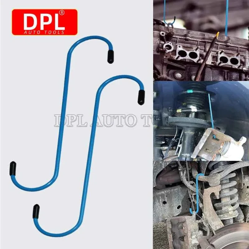High-End DPL Auto Tools Car Brake Caliper Hooks with Rubber Tips Universal Brake Caliper Hanger Tool for Auto Repair Practical