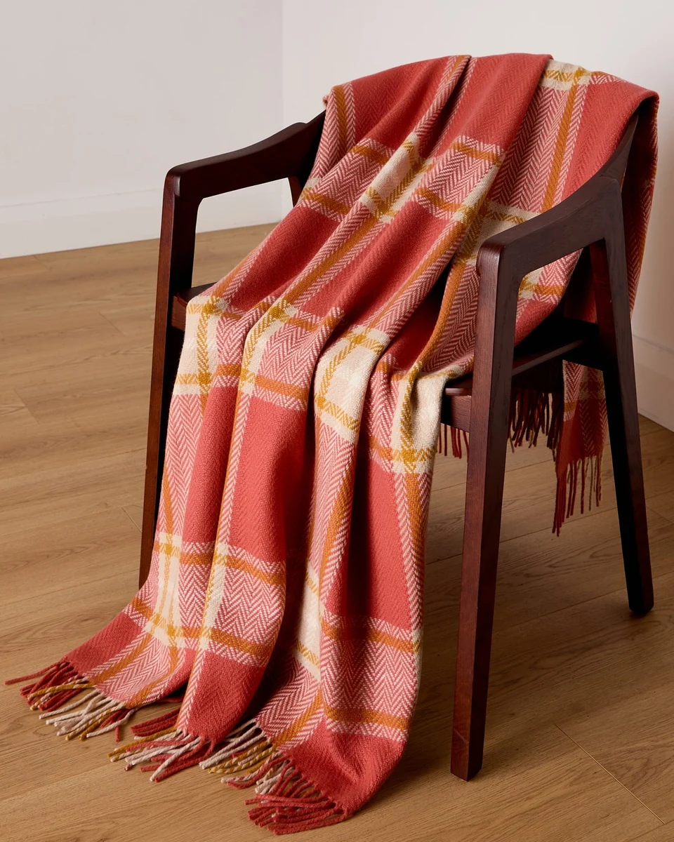 Excellent Foxford Macha Cashmere and Lambswool Throw Minimalist