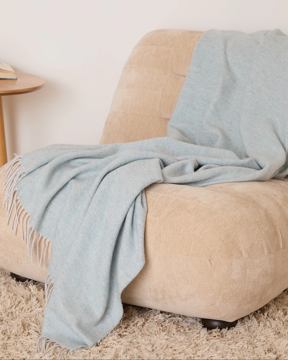 World-Class Foxford Killybegs Lambswool Throw Advanced