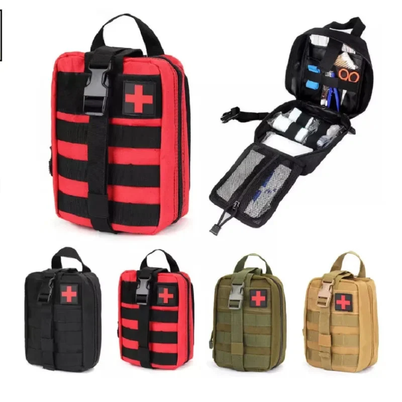 Functional Tactical Molle First Aid Pouch – EDC Emergency Medical Kit Bag for Camping Hiking Survival Consistent