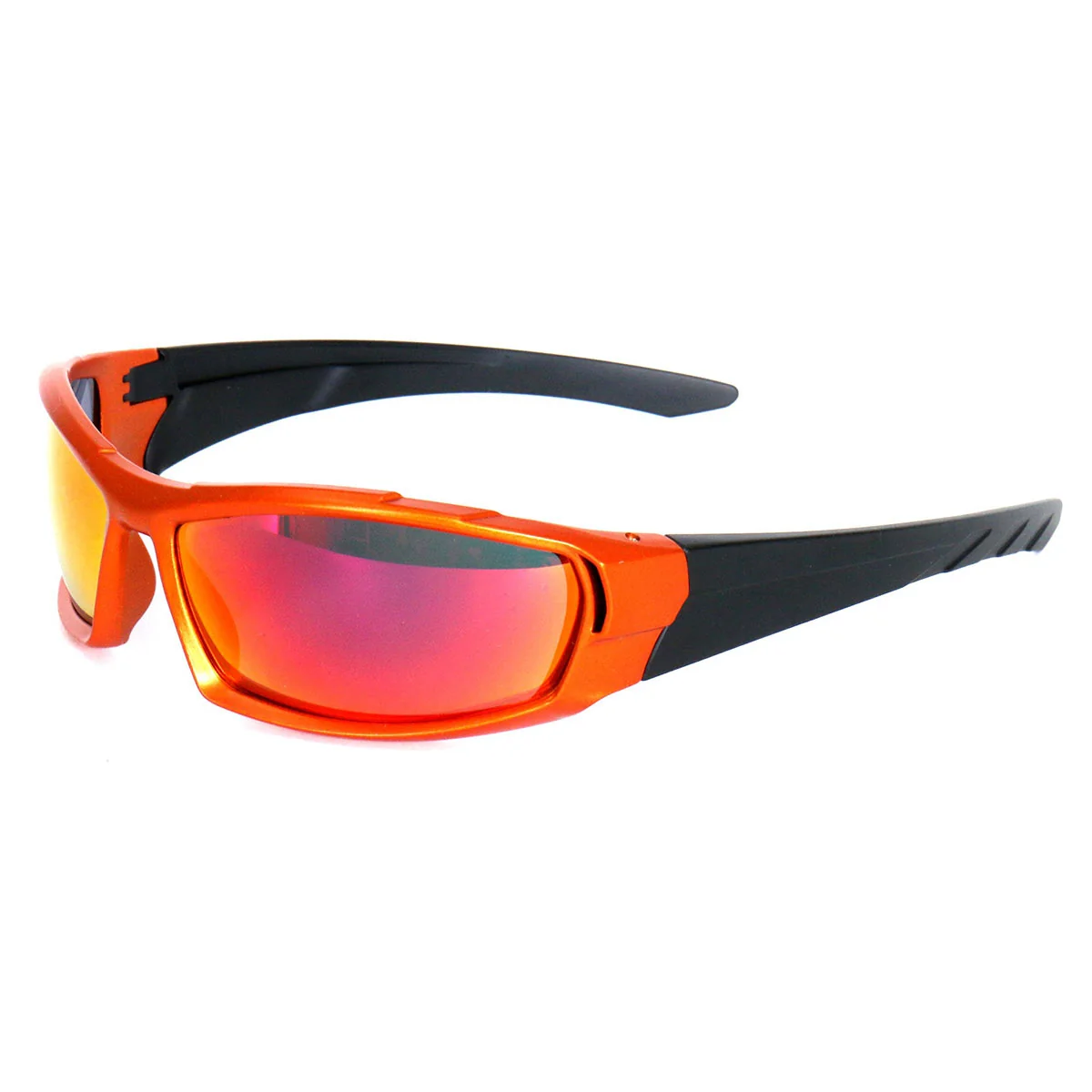 Next-Generation Hot Leathers SGD1075 Igniter Orange Mirror Sunglasses Superior