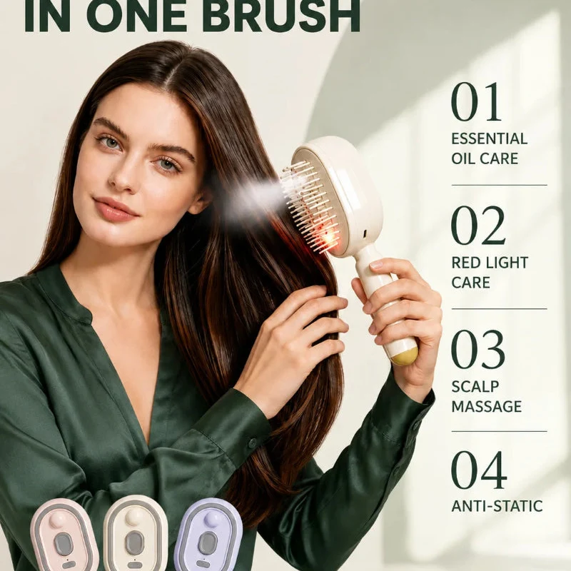 Dependable Air Cushion Massage Comb – Hair Brush Steam Brush Spray World-Class