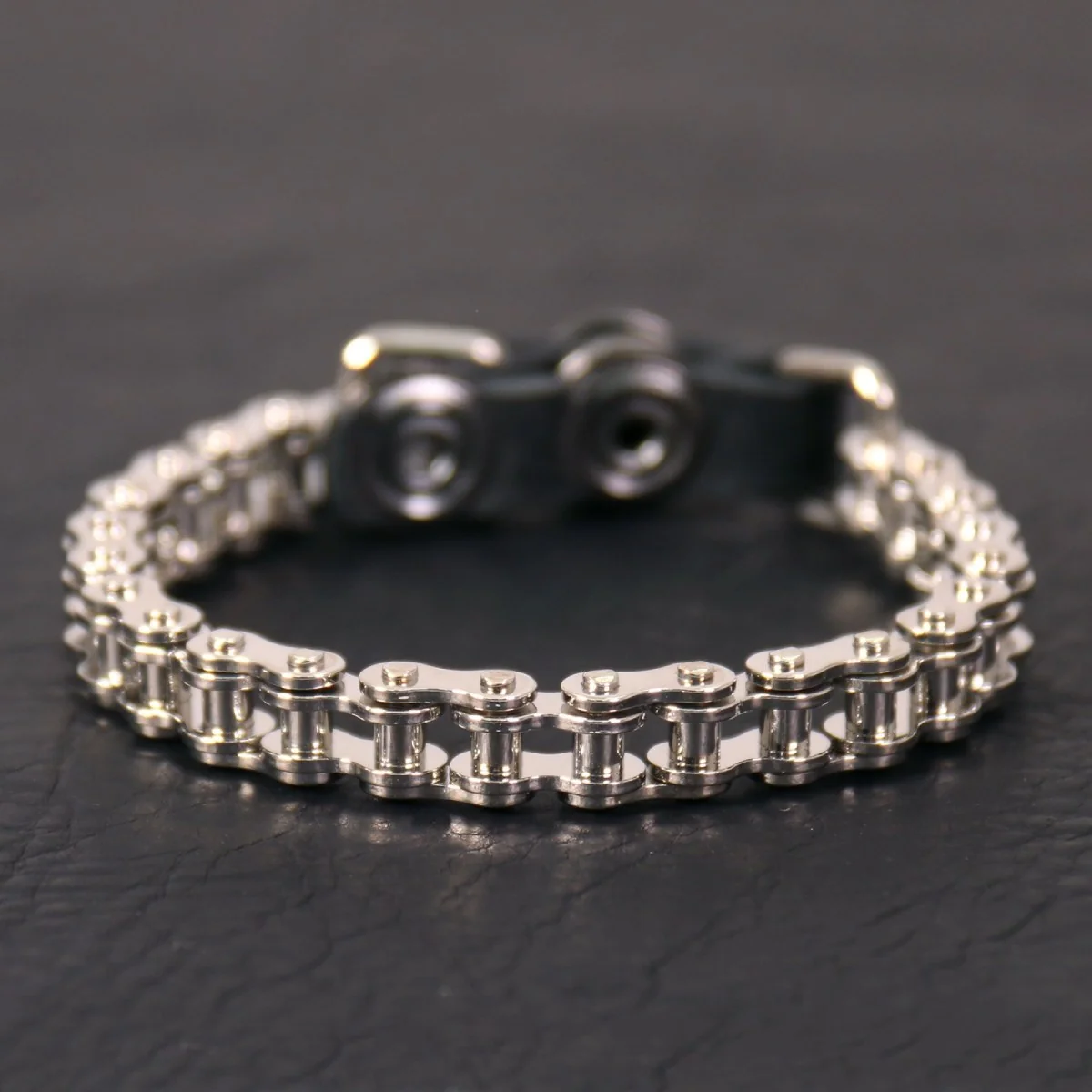 Recyclable Hot Leathers JWB5101 Bike Chain Bracelet Fine