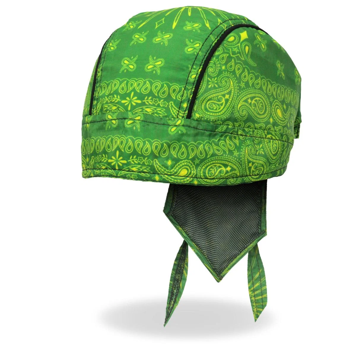Solid Hot Leathers HWH1116 Green Paisley Headwrap Original Design