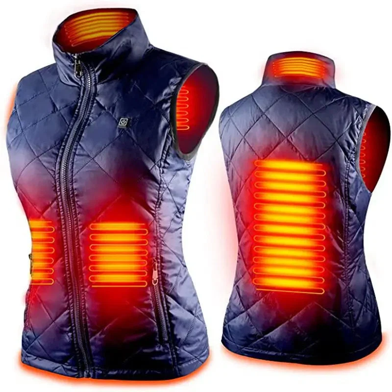 Trendy Women's USB Infrared Electric Heating Vest – Cotton Thermal Winter Jacket S–XXL Women's USB Infrared Electric Heating Vest – Cotton Thermal Winter Warm Jacket S–XXL Fashionable