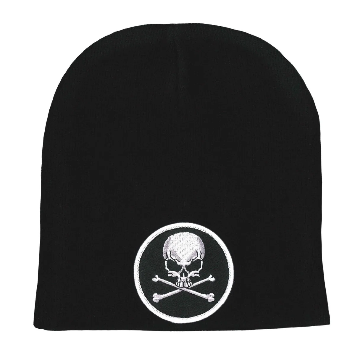 Fine Crafted Hot Leathers KHB5009 Skull and Crossbones Knit Hat Smooth