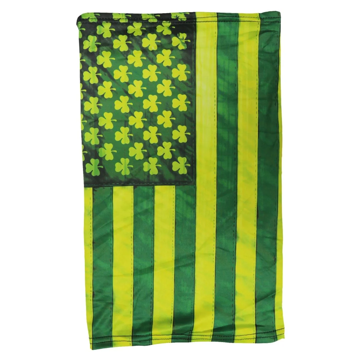 Sustainable Hot Leathers HWN2007 Shamrock Flag Neck Gaiter Mask Eco-Friendly