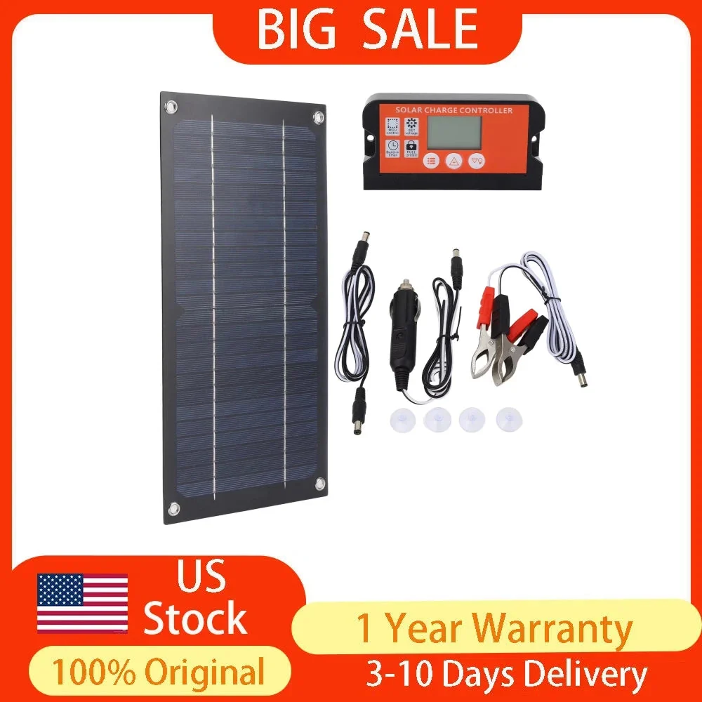 Breathable YOSOO 600W Monocrystalline Solar Panel Kit with 100A Charge Controller – Portable Solar Charger for RV Camping Off-Grid Use High-Grade