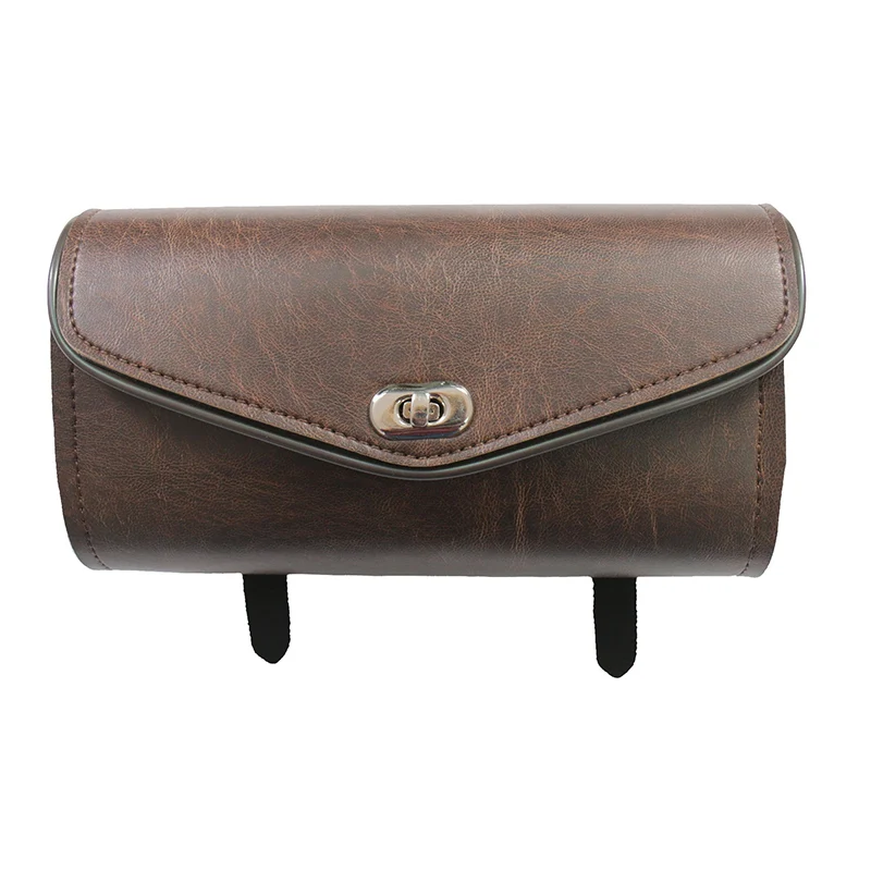 Dependable Hot Leathers WDA1016 Windshield Bag Plain Brown Crafted