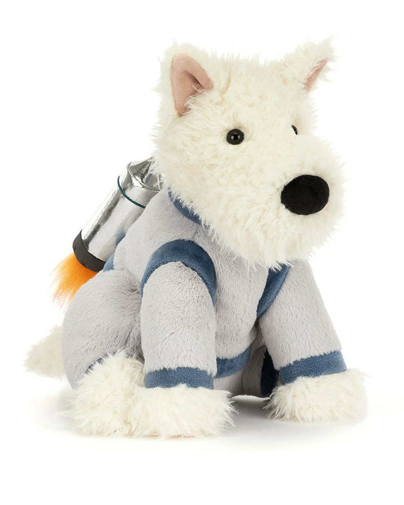 Detailed Jellycat Scottie Dog Space Outfit High-Grade