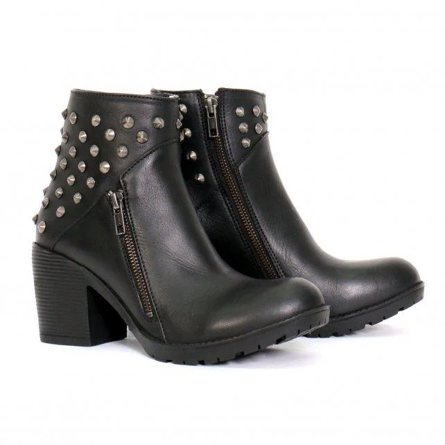 User-Friendly Hot Leathers Women's Black Diamond Black Zipper Boots - BTL1003Black DiamondBlack Diamond Minimalist