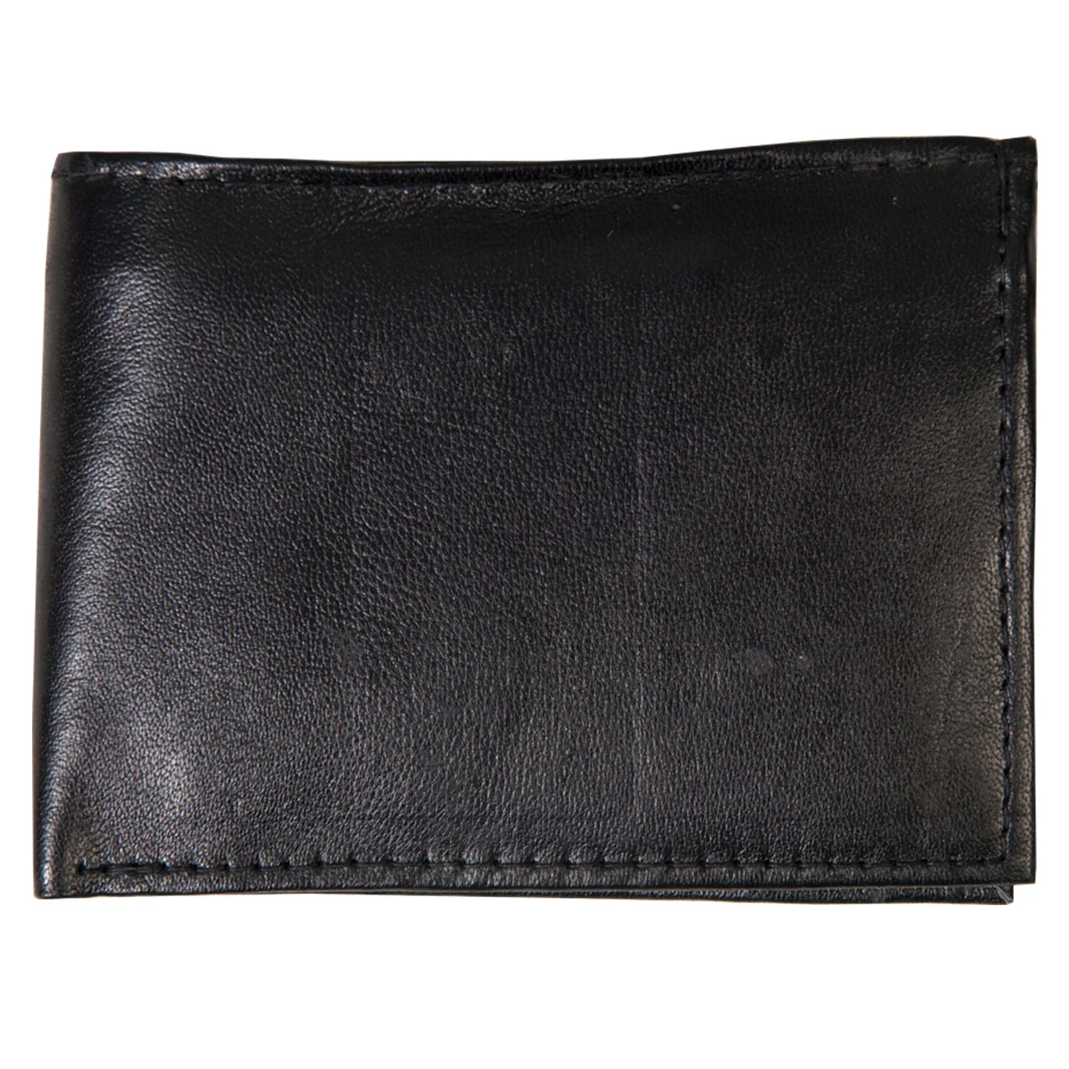 Verified Hot Leathers WLD1001 Black Leather Bi-Fold Wallet Dependable
