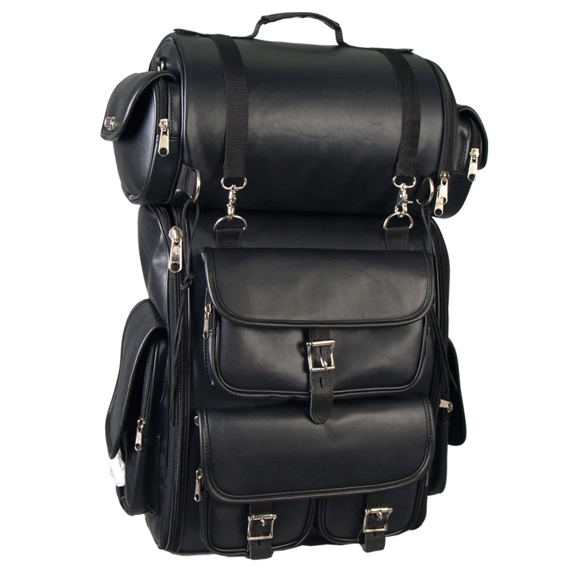 User-Friendly Hot Leathers TRA1009 Extra Large 2 Piece PVC Motorcycle Travel Bag Sustainable