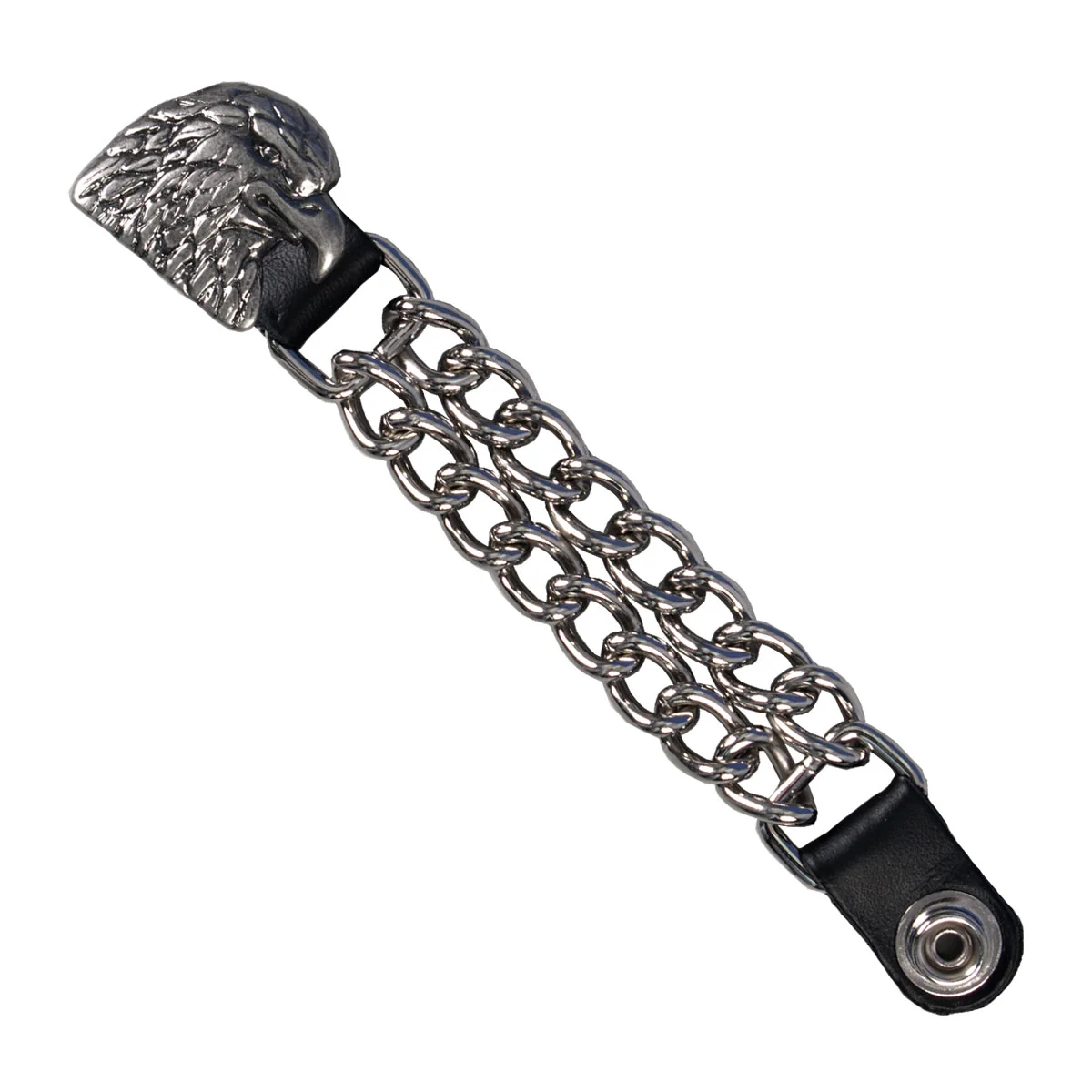 Outstanding Hot Leathers VXC1013 Eagle Head Vest Extender Quality
