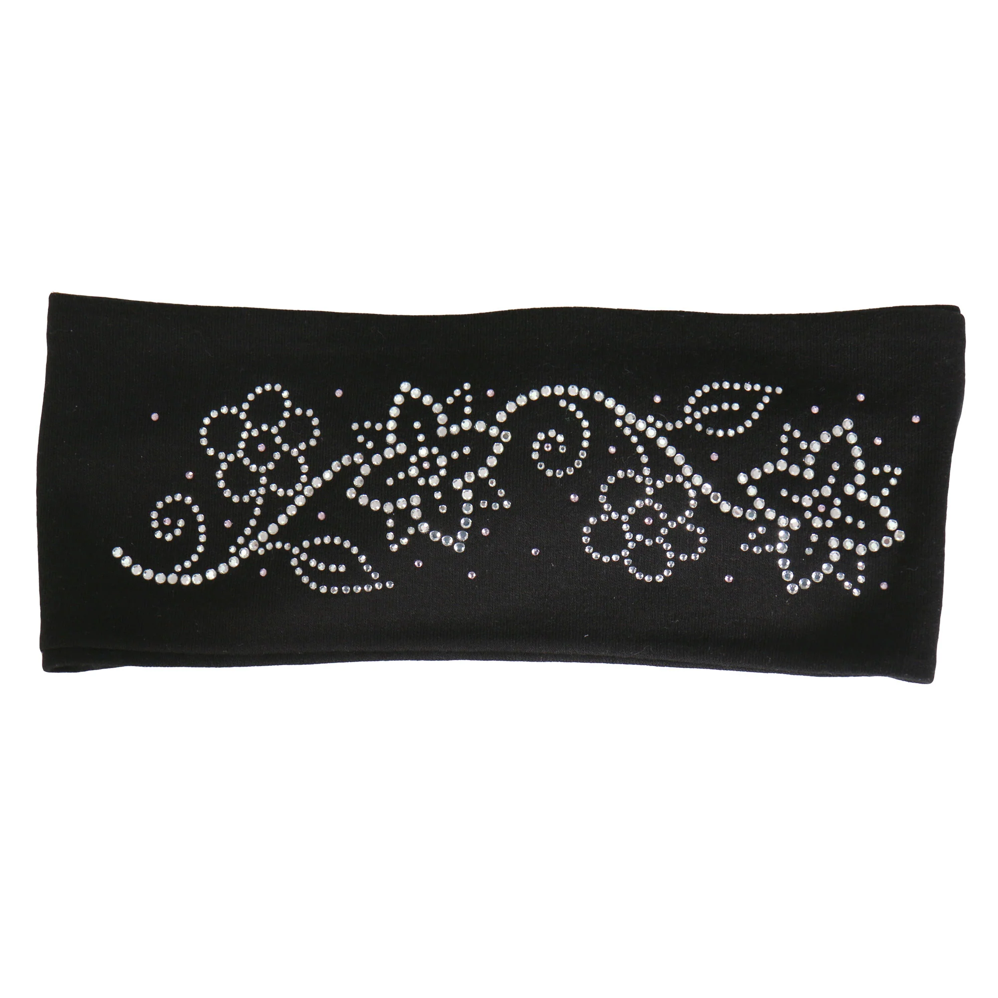 Classic Hot Leathers RWC1005 Flowers Bling Headwrap Exclusive