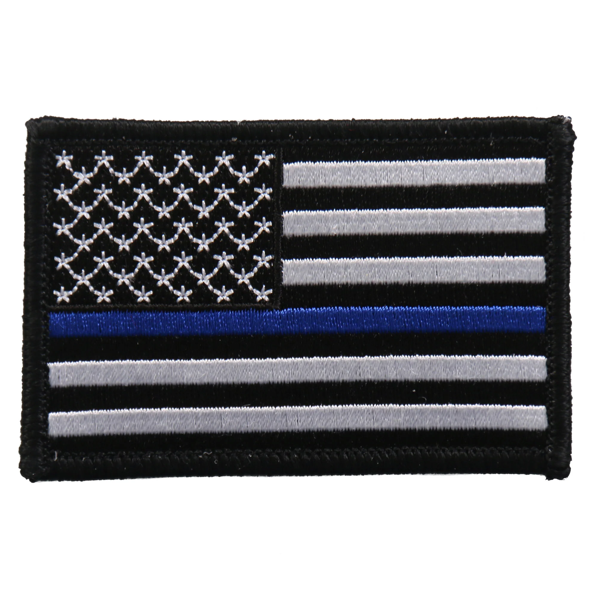 Comfortable Hot Leathers PPF5111 Flag Thin Blue Line Embroidered 3 x2 Patch Safe