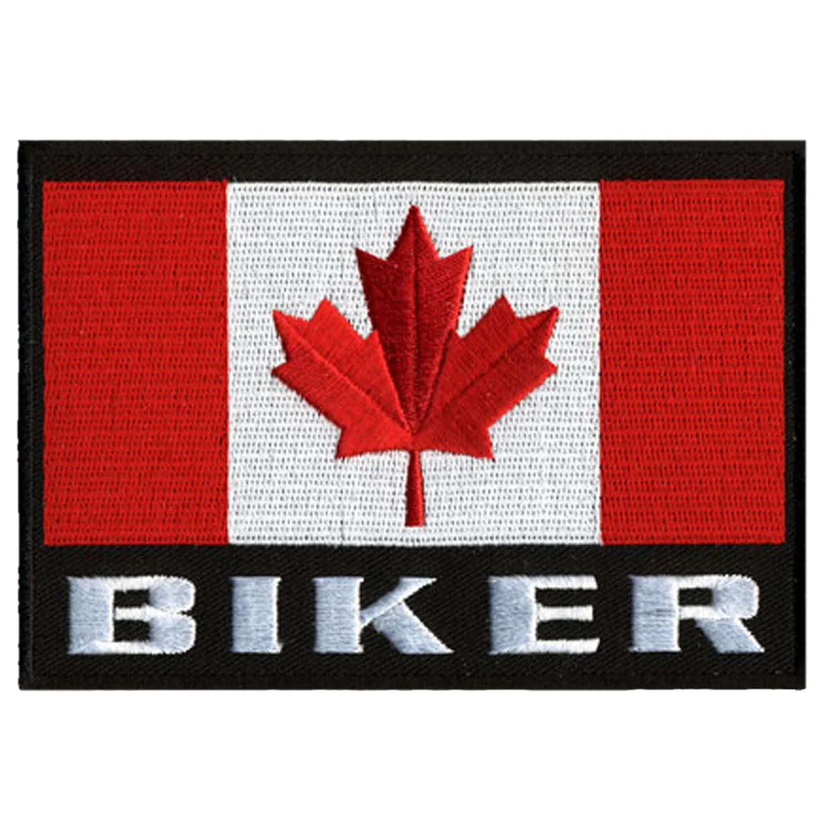 Luxury Hot Leathers PPF5006 Canadian Biker Flag 5 x 4 Patch Certified