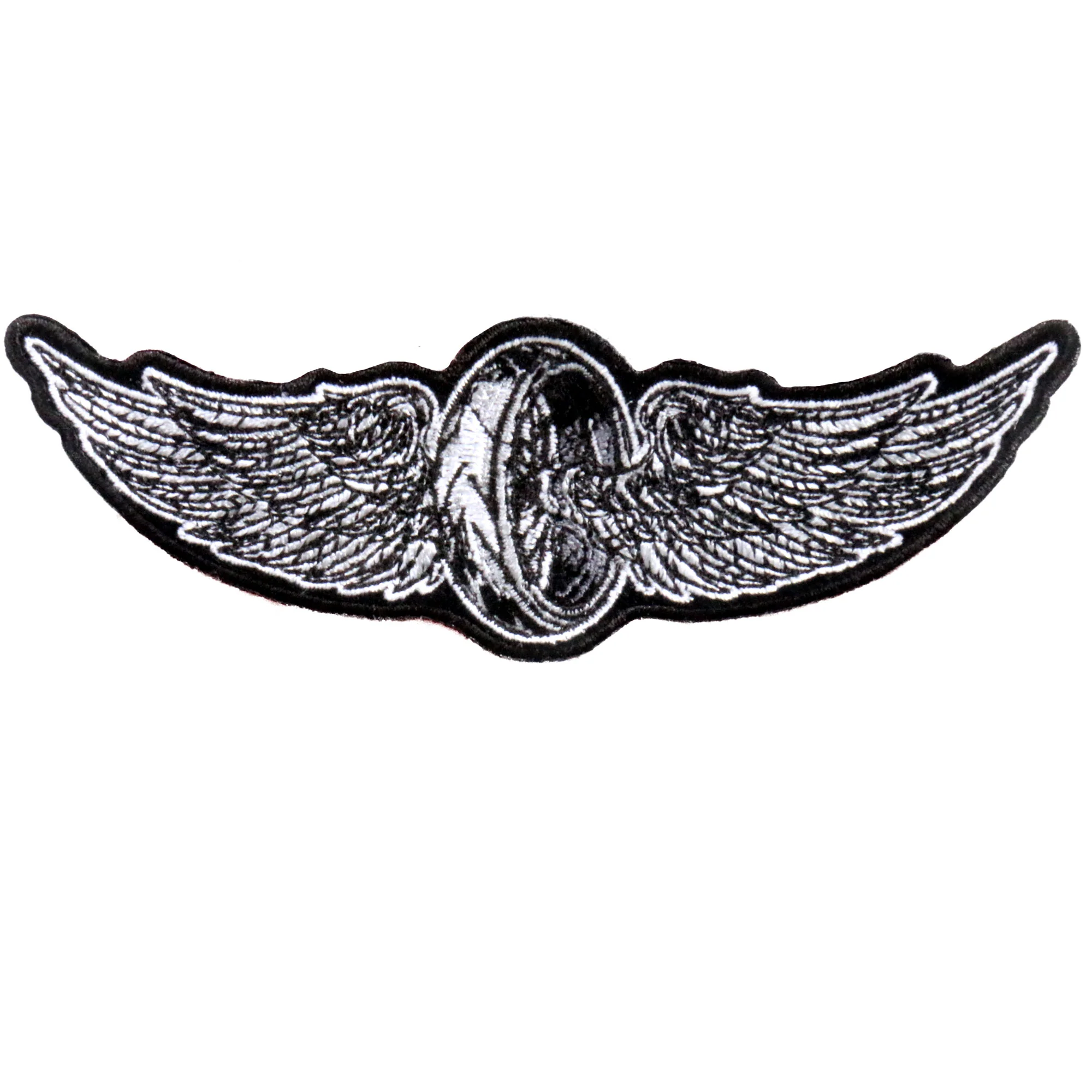 Lightweight Hot Leathers PPA9460 Flying Wheel Shield 5 x 2 Patch Prestigious