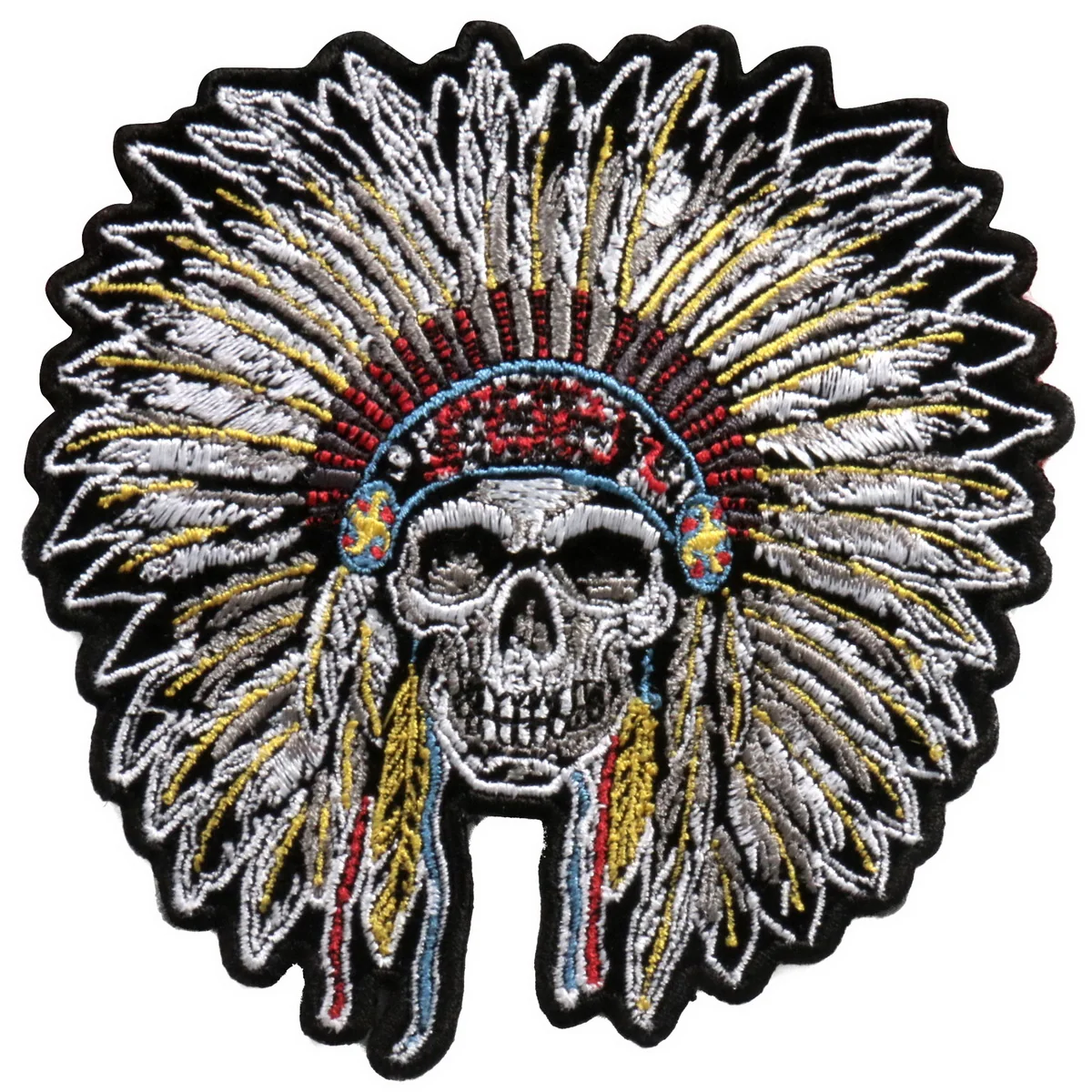 Pure Hot Leathers PPA7503 Full Headdress 4 x 4 Patch Solid