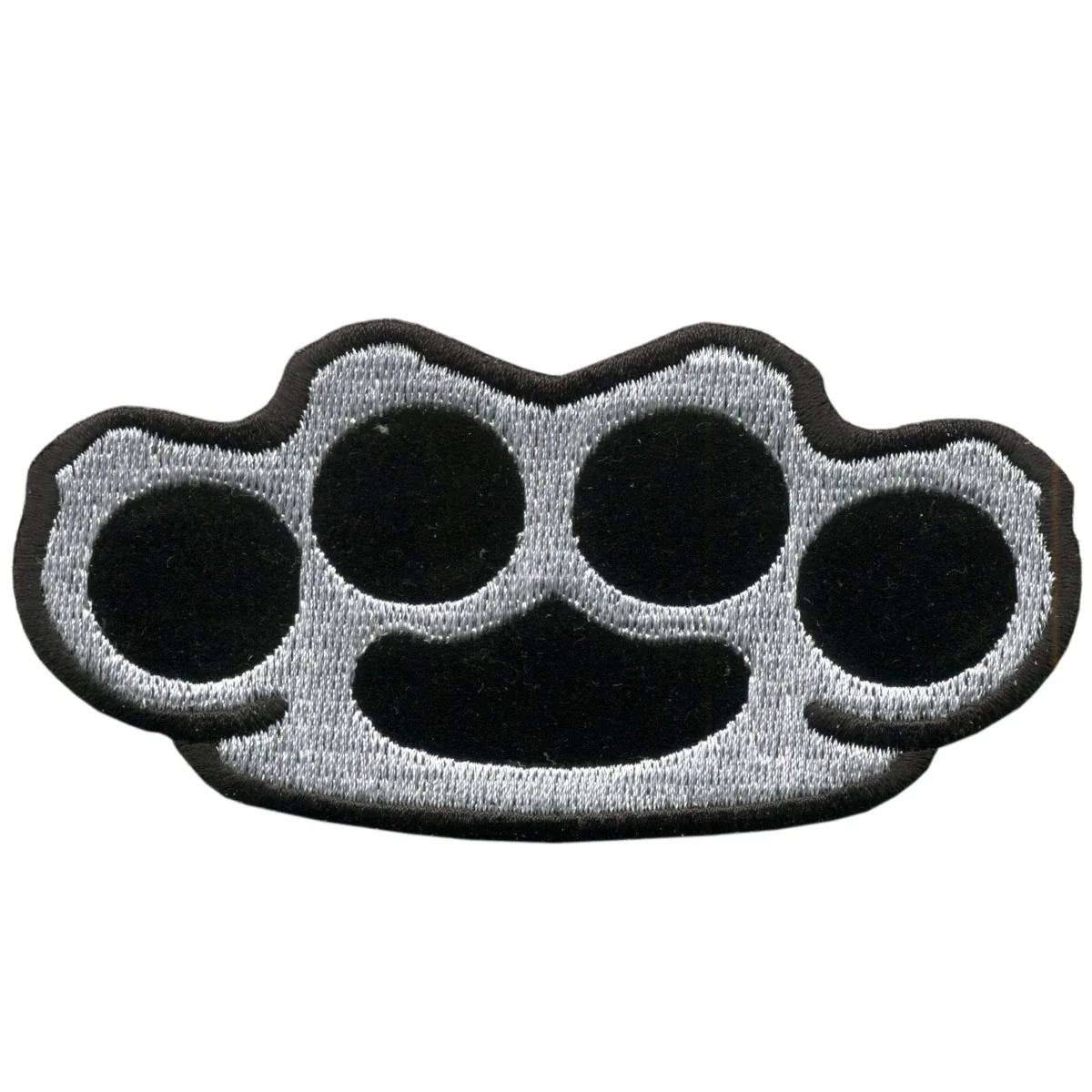 First-Class Hot Leathers PPA3122 Brass Knuckles 4 x 2 Patch Refined