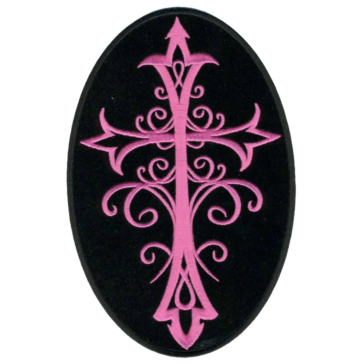 Pure Hot Leathers PPA5790 Pink Crucifix 3 x 5 Patch Healthy
